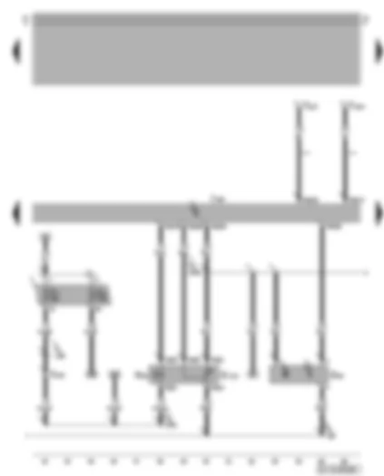 Wiring Diagram  VW NEW BEETLE 2004 - Motronic control unit - Hall sender - exhaust gas recirculation valve - fuses